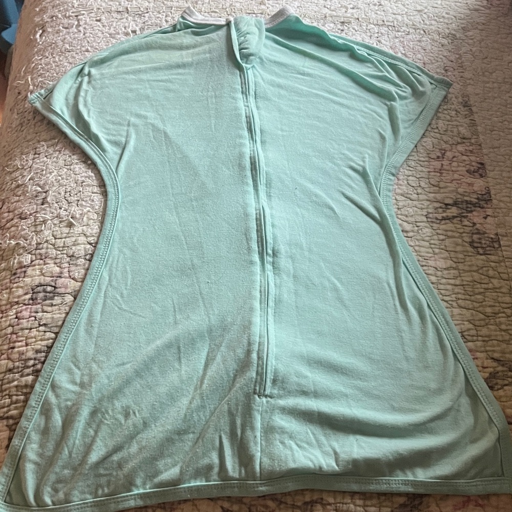 Mint Green baby sleep sack wearable blanket